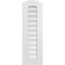 Ekena Millwork Arch Top Surface Mount PVC Gable Vent: Functional, w/ 3-1/2"W x 1"P Standard Frame, 12"W x 38"H GVPAR12X3801SF - alternate 1